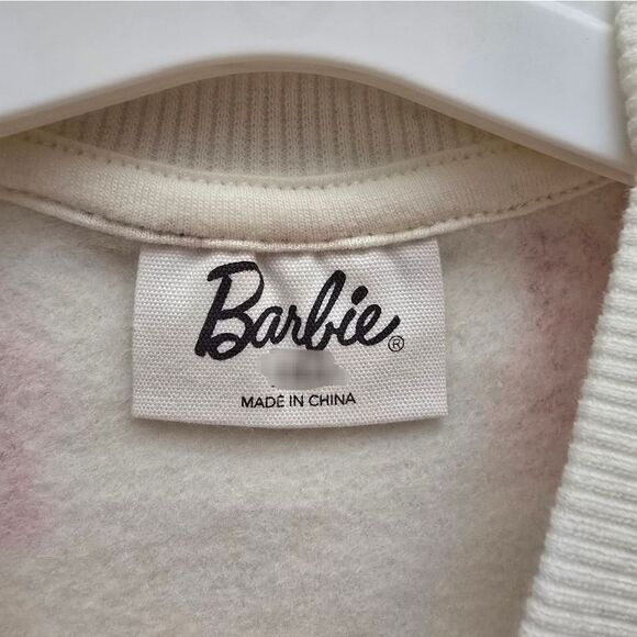Nwt Toddler Girl's Fleece Barbie Valentine's Easter Spring Sweatshirt - Picture 6 of 6